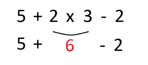 5+2x3-2 primero